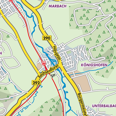 Übersichtsplan Königshofen