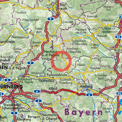 Landkarte Königstein