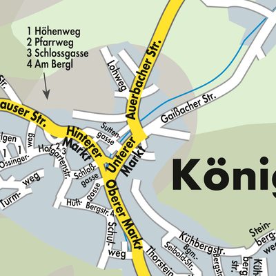 Stadtplan Königstein