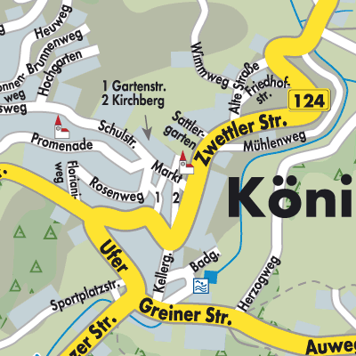 Stadtplan Königswiesen