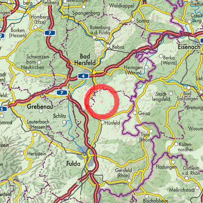 Landkarte Körnbach