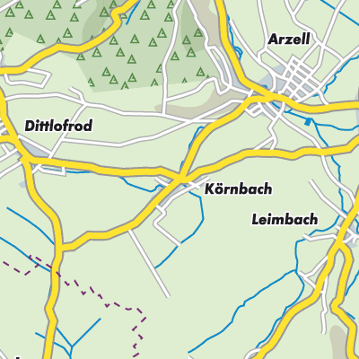 Übersichtsplan Körnbach