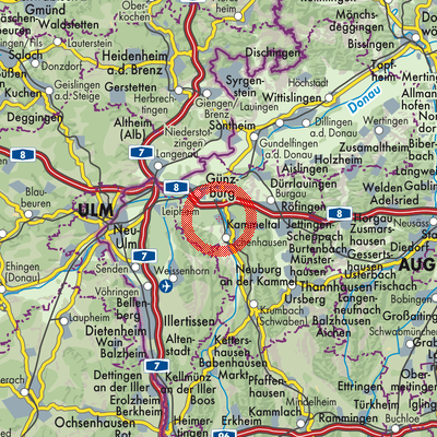 Landkarte Kötz (VGem)