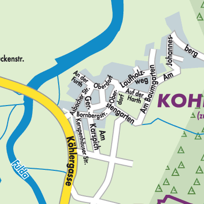 Stadtplan Kohlhausen