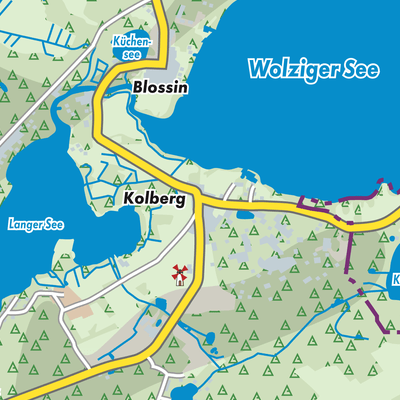 Übersichtsplan Kolberg