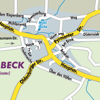 Stadtplan Kollerbeck