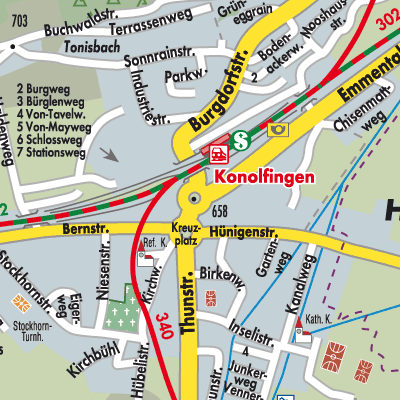 Stadtplan Konolfingen