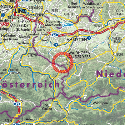 Landkarte Konradsheim