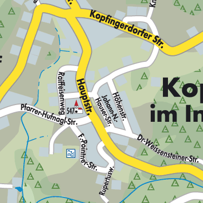 Stadtplan Kopfing im Innkreis