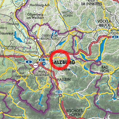 Koppl - Stadtpläne und Landkarten