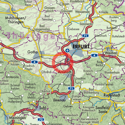Landkarte Kornhochheim
