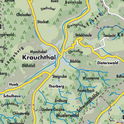 Übersichtsplan Krauchthal
