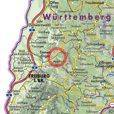 Landkarte Kregelbach