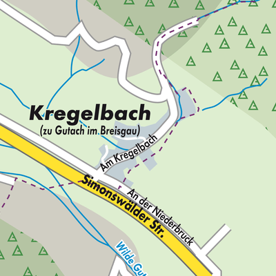 Stadtplan Kregelbach