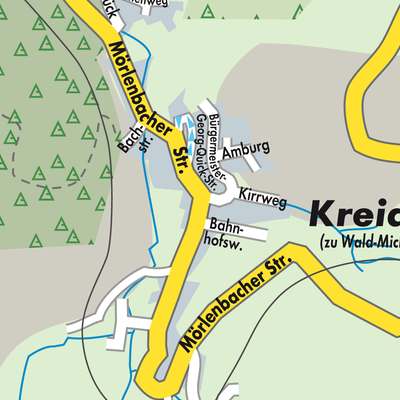 Stadtplan Kreidach