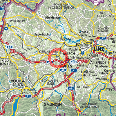 Landkarte Krenglbach