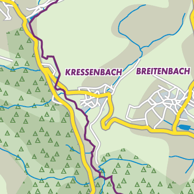 Übersichtsplan Kressenbach