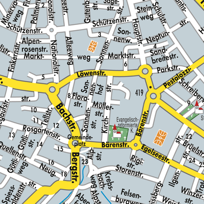 Stadtplan Kreuzlingen