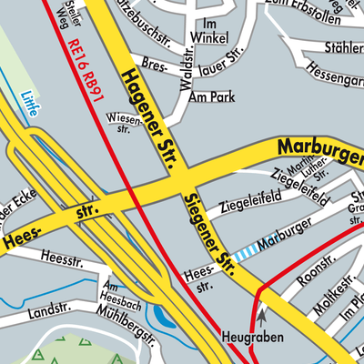 Stadtplan Kreuztal