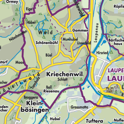 Übersichtsplan Kriechenwil