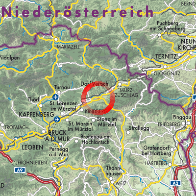Landkarte Krieglach