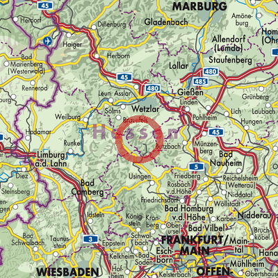 Landkarte Kröffelbach