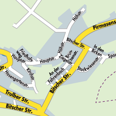 Stadtplan Kröppen