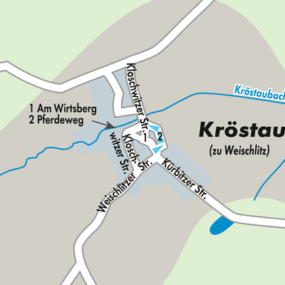 Stadtplan Kröstau