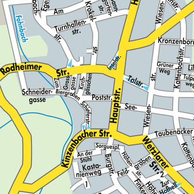 Stadtplan Krofdorf-Gleiberg
