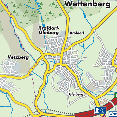 Übersichtsplan Krofdorf-Gleiberg