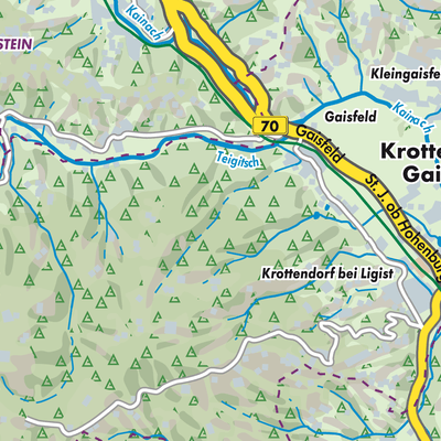 Übersichtsplan Krottendorf-Gaisfeld