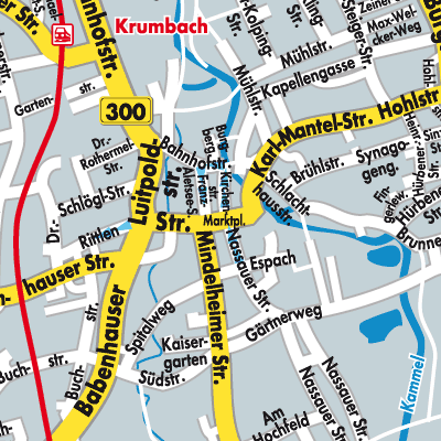 Stadtplan Krumbach (Schwaben) (VGem)
