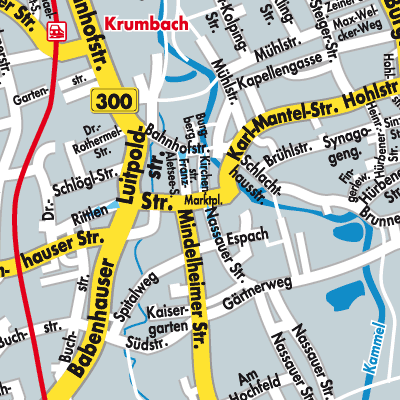 Stadtplan Krumbach (Schwaben)