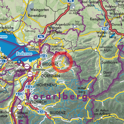 Landkarte Krumbach