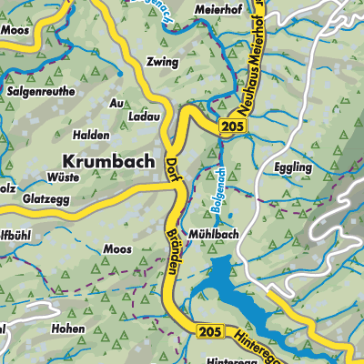 Übersichtsplan Krumbach