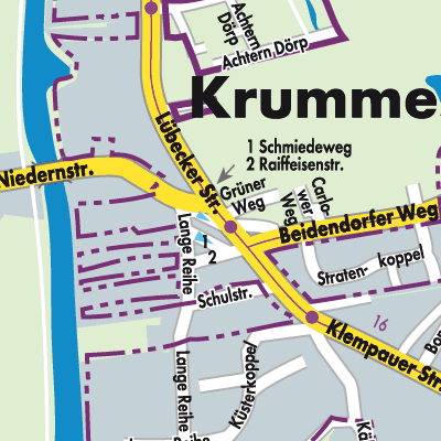 Krummesse Stadtpl ne Und Landkarten