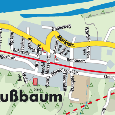 Stadtplan Krummnußbaum