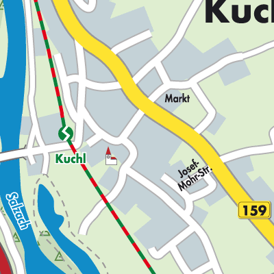 Stadtplan Kuchl