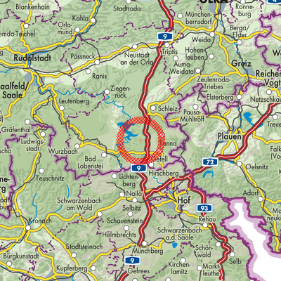 Landkarte Künsdorf