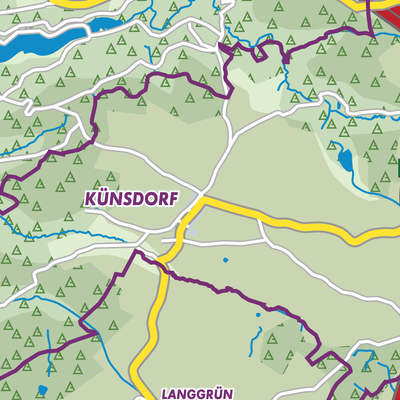 Übersichtsplan Künsdorf