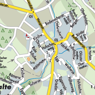 Stadtplan Künten