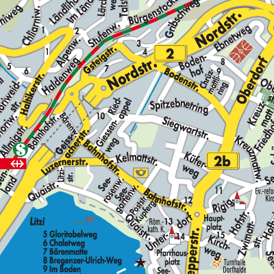 Stadtplan Küssnacht (SZ)