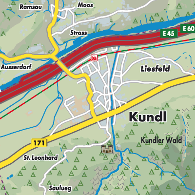 Übersichtsplan Kundl