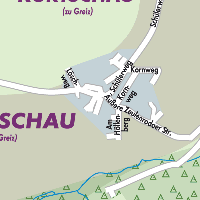 Stadtplan Kurtschau