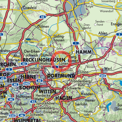 Lünen Stadtpläne und Landkarten