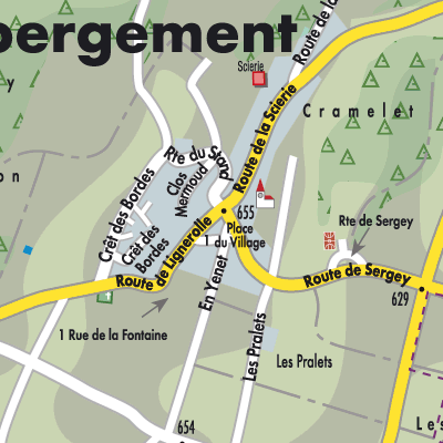 Stadtplan L'Abergement
