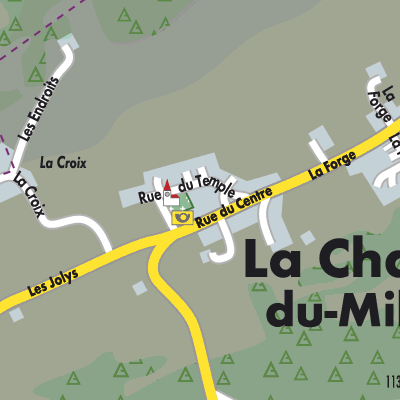 Stadtplan La Chaux-du-Milieu