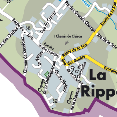 Stadtplan La Rippe