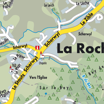 Stadtplan La Roche