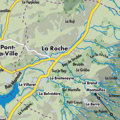 Übersichtsplan La Roche